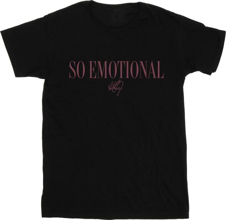 Actual product image Whitney Houston Womens/Ladies So Emotional Cotton Boyfriend T-Shirt (L)
