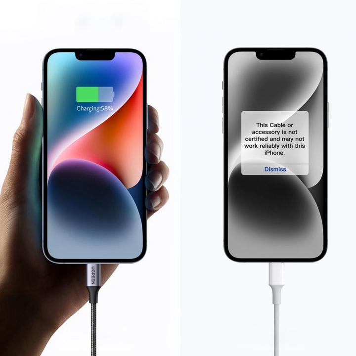 Immagine prodotto Ugreen Cavo da fulmine a USB-C 2.0 (1 m, USB 2.0)