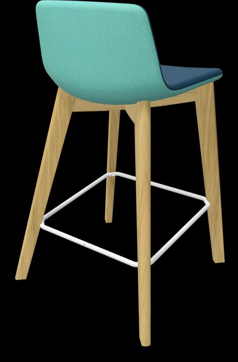 Actual product image Narbutas Twist & Sit bar stool