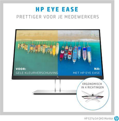 Actual product image HP E27Q G4 (2560 x 1440 pixels, 27")