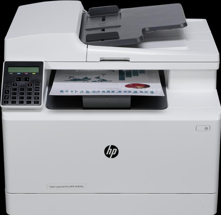 Actual product image HP LaserJet Pro MFP M181fw (Laser, Colour)
