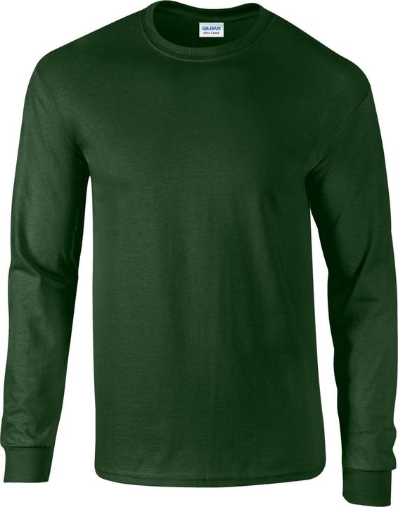 Actual product image Gildan Unisex Adult Ultra Cotton Long-Sleeved T-Shirt (M)