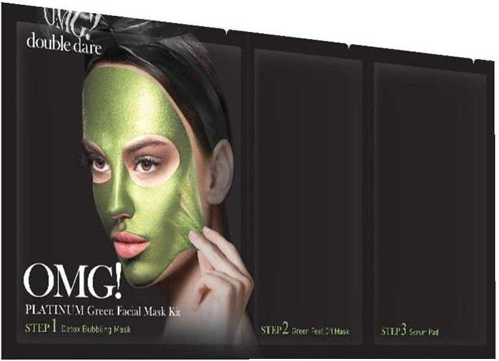 Produktbild double dare Platinum Green Gesichtsmasken Kit (1 ml)