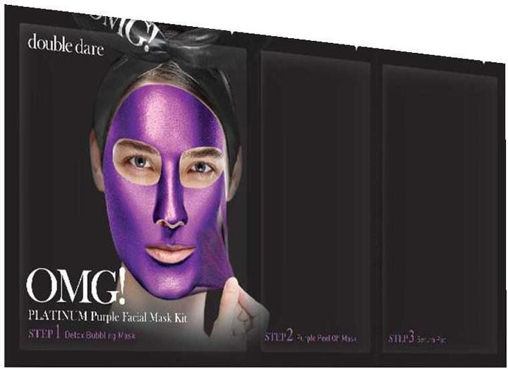 Produktbild double dare Platinum Purple Gesichtsmasken Kit (1 ml)