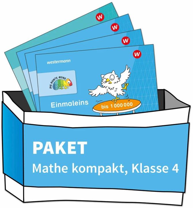 Actual product image DIE BUNTE REIHE - Mathematik. Paket Mathe kompakt Klasse 4 (German, 2022)