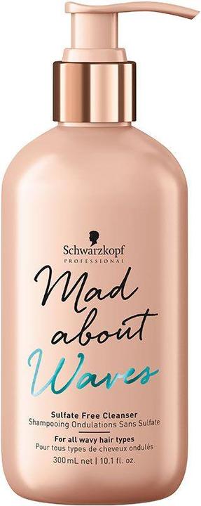 Produktbild Schwarzkopf Mad About Waves - Sulfate Free Cleanser (300 ml, Flüssiges Shampoo)