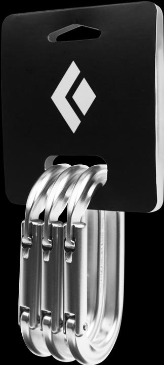 Produktbild Black Diamond Oval Keylock Carabiner 3-Pack