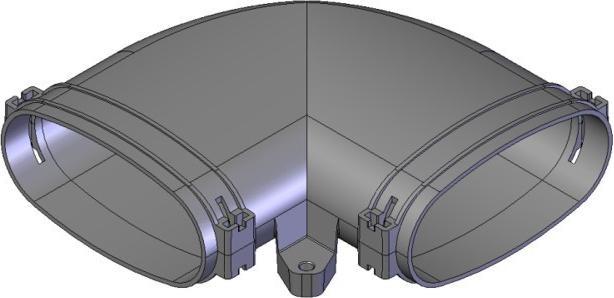 Image du produit Helios Apparatebau Coude FlexPipe FRS-BH 51 horizontal