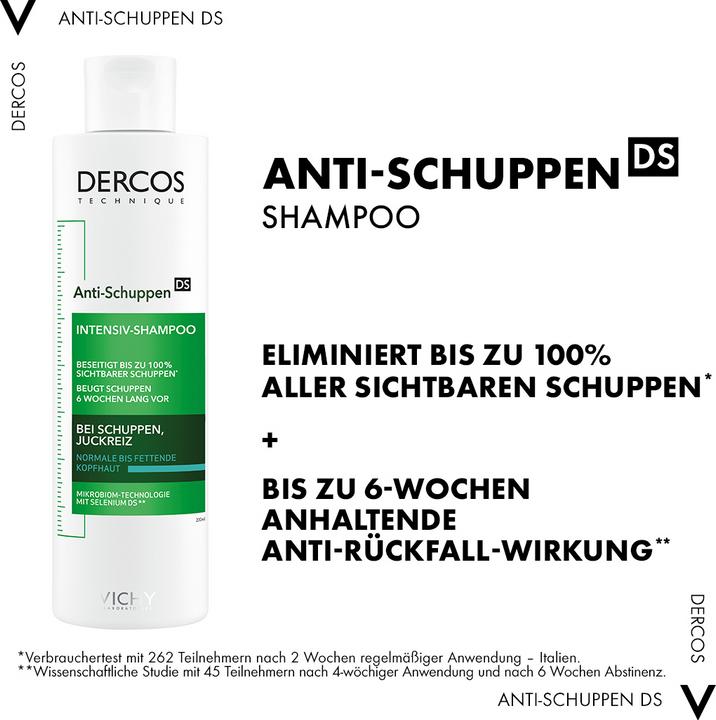 Produktbild Vichy Dercos Anti-Schuppen Sensitiv (200 ml, Flüssiges Shampoo)