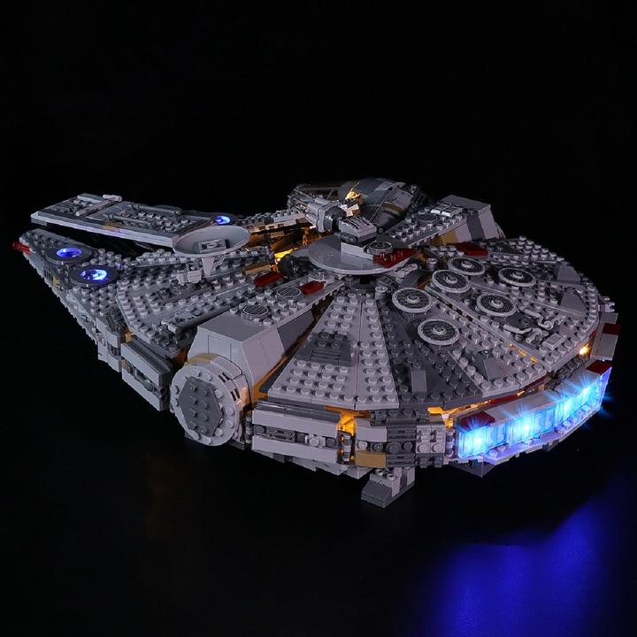 Produktbild BrickBling LED Licht Set für LEGO Millennium Falcon (75257)