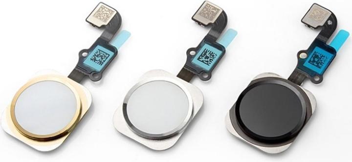 Image du produit Foxconn iPhone 6 Bouton Home Câble flexible avec bouton Home et anneau en caoutchouc noir (iPhone 6)