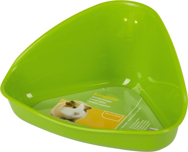 Actual product image Kerbl corner pan for pet cages 16 x 11 x 8cm