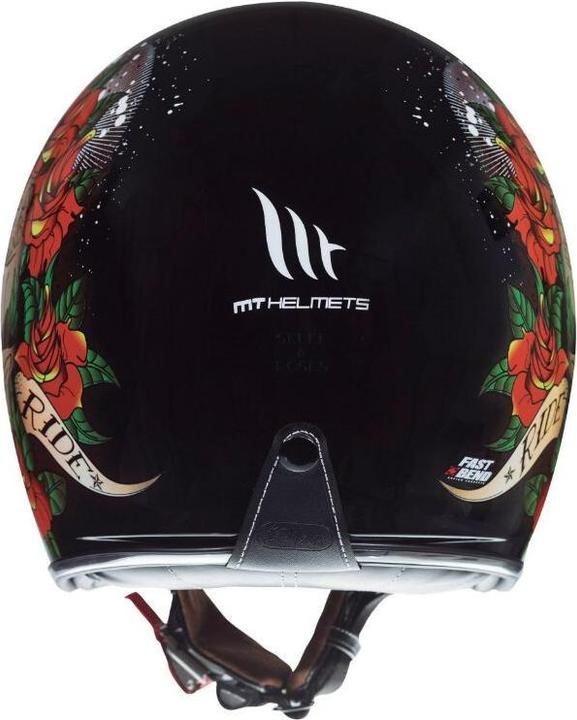Actual product image MT Helmets Le Mans 2 SV Skull & Roses A1 (53 - 54 cm, XS)