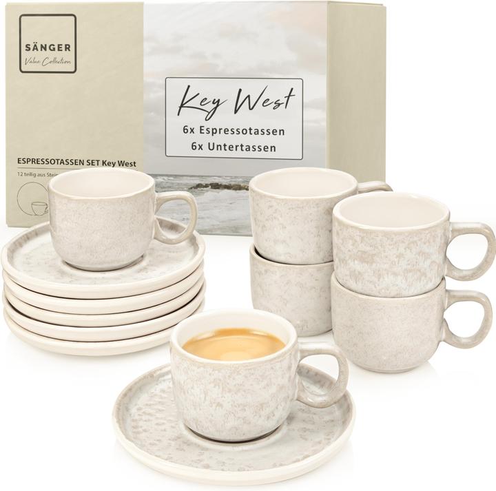 Sänger Espressotassen Set Key West (80 ml, 12 x)