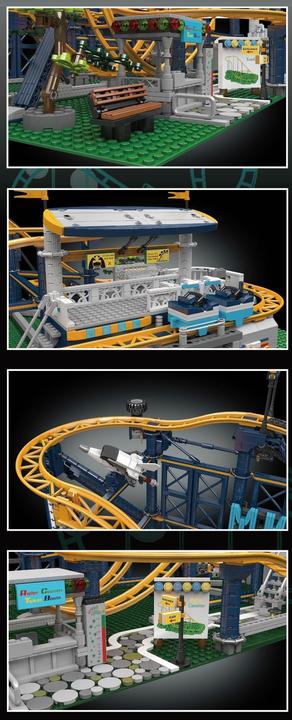 Actual product image Mould King Roller coaster, roller coaster