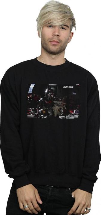 Immagine prodotto Star Wars The Mandalorian Mando And Co-Pilot Felpa Uomo (XL)