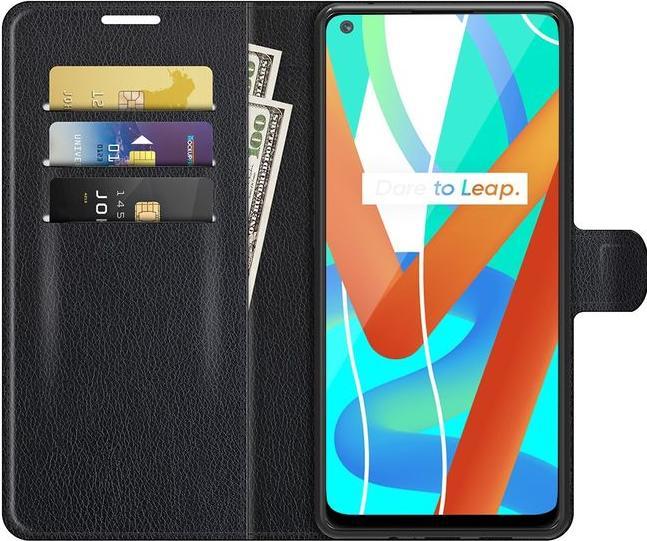 Produktbild MU Classic Litchi Leder Bookcover Series (Realme 8 5G)