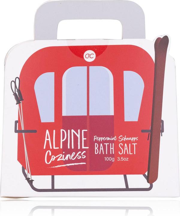 Image du produit Accentra Sel de bain ALPINE COZINESS en boîte cadeau, 100g, parfum : eau-de-vie de menthe, couleur : (Sel de bain)