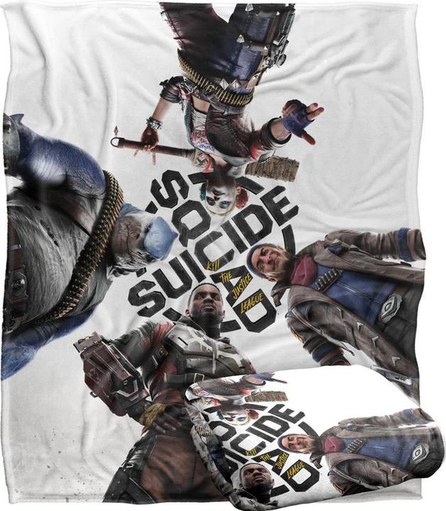 Actual product image Suicide Squad Kill The Justice League Group Shot Blanket (152 x 127 cm)