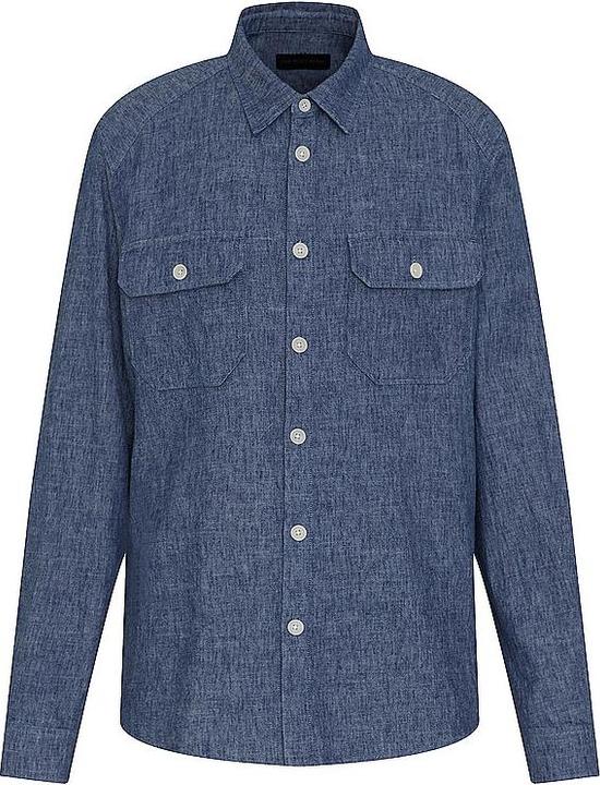 Drykorn Long Sleeve Phasmo Shirt Relaxed Fit Blue