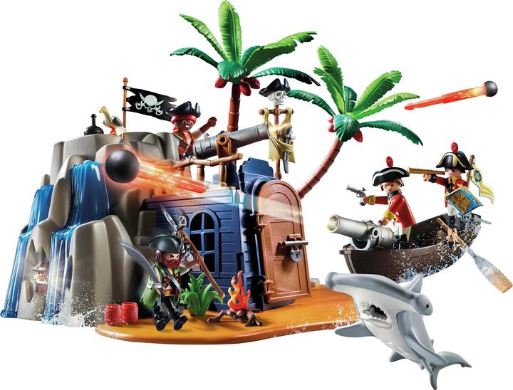 Produktbild Playmobil Pirateninsel mit Schatzversteck (70556, Playmobil Pirates)
