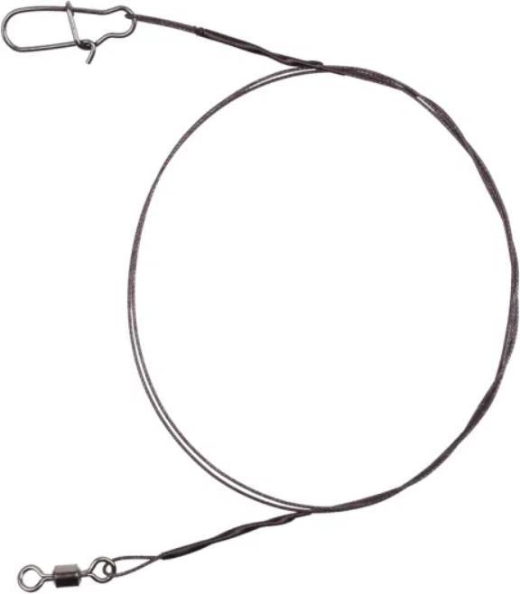 Stucki Thun Japanisches Stahlvorfach 7 x 7, mit Snap & Swivel (15 kg)