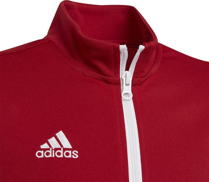 Image du produit adidas entrada 22 Tk Jkt vaikiškas megztinis raudonas H57563 (140cm) (140)