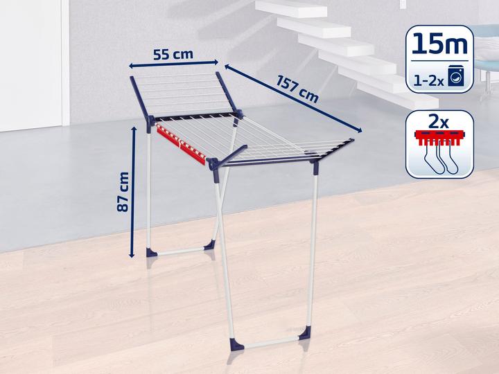 Actual product image Leifheit Pegasus 150 Solid Slim (15 m)