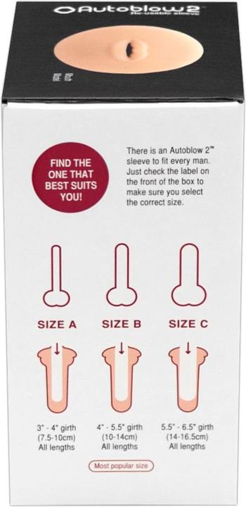 Actual product image Autoblow Vagina Sleeve