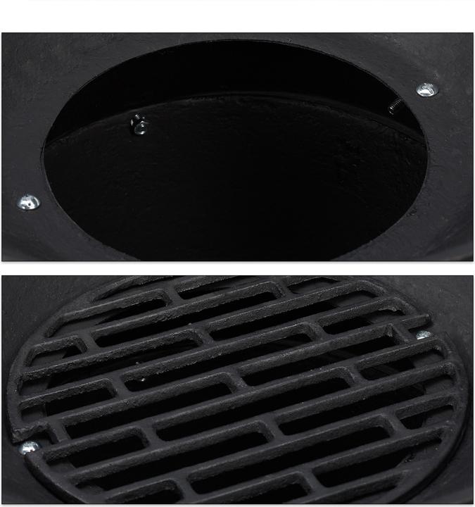 Actual product image Relaxdays Barbecue barrel (45 cm)