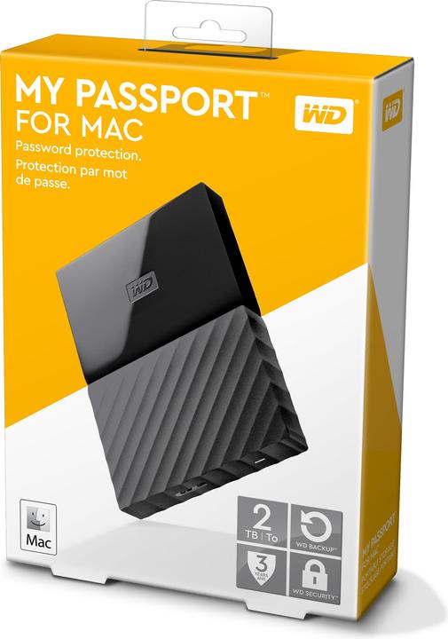 Actual product image WD My Passport for Mac (2 TB)