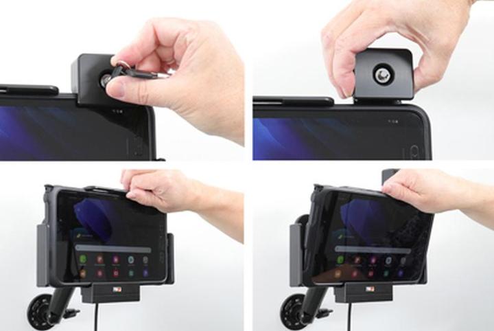 Image du produit Brodit Support actif Samsung Galaxy Tab Active 2 3 Molex Pogo-Pin