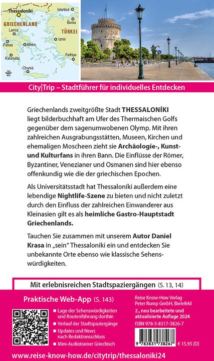 Produktbild CityTrip Thessaloniki (Deutsch, Daniel Krasa, 2024)