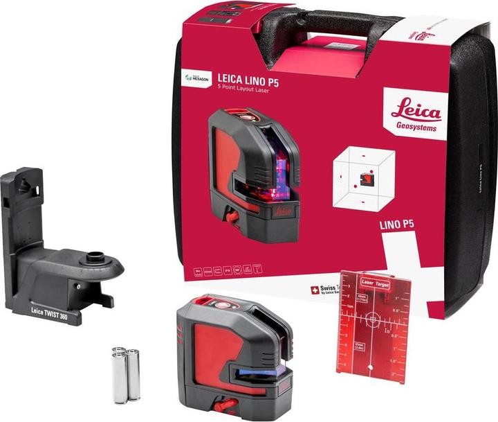 Produktbild Leica Geosystems Punkt und Linienlaser selbstni (30 m, 635 nm)