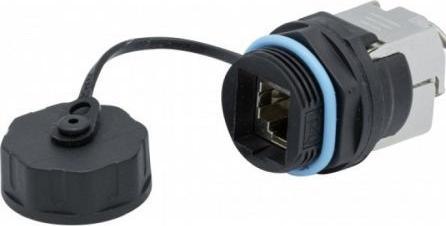 Produktbild Générique CAT.6 stp industrial keystone jack w/cap (Netzwerk Kupplung)