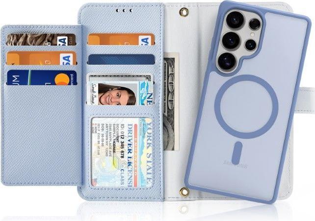 Produktbild Dux Ducis Lawa Series MagSafe Kunstleder Bookcover Hülle (Samsung Galaxy S25 Ultra)
