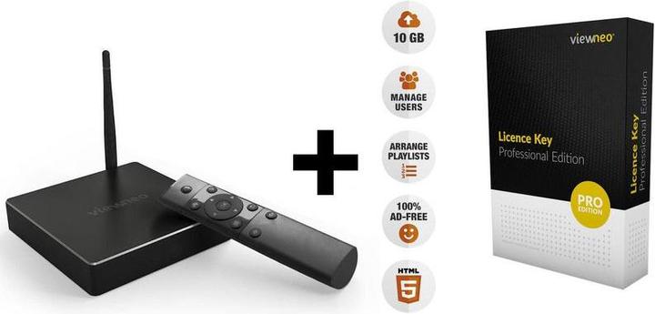 Actual product image Viewneo 4K SignageBox + Lizenz