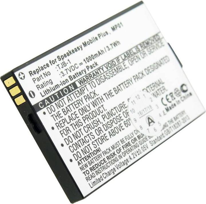 Produktbild AccuCell Akku für den Handy Akku Swissvoice MP01 Akku TJB-1