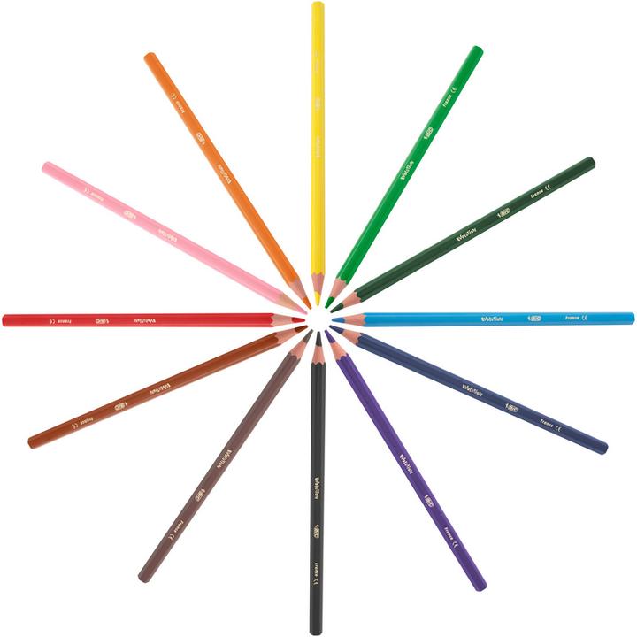 Actual product image Bic Kids Coloured pencils Evolution (Multicoloured, 12 x)