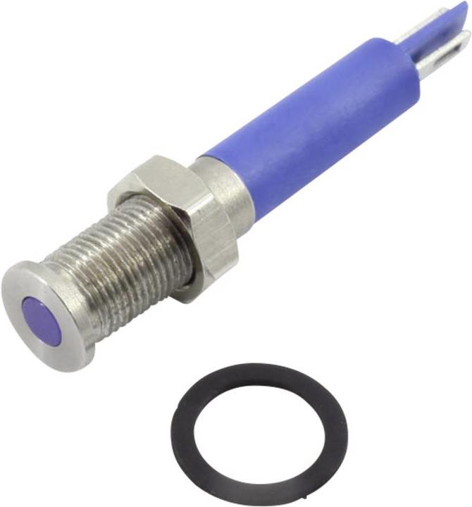 Image du produit Tru Components Lampe de signalisation LED bleue 12 V DC