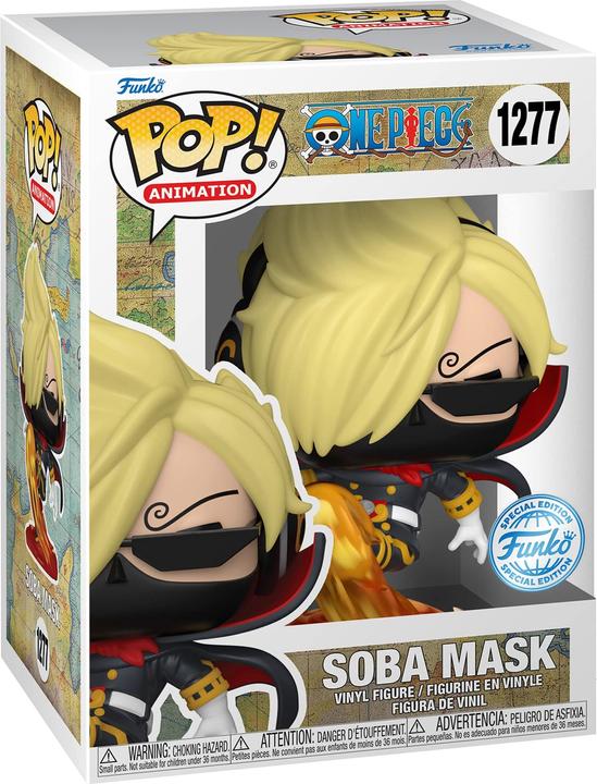 Actual product image Funko One Piece - Sanji 1277 - Soba Mask - Special Edition Animation