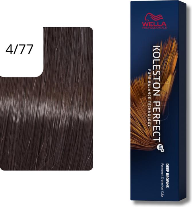 Produktbild Wella Koleston Perfect Me+ Deep Browns (4/77 Mittelbraun Braun-Intensiv)