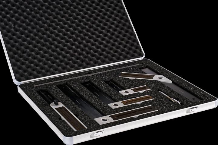 Produktbild Ulmia Präzisions-Winkel-Set Black Edition inkl. Koffer, Präzisionswinkel
