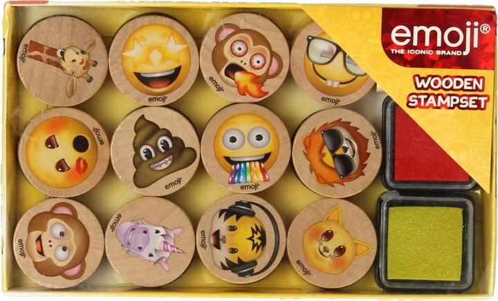 Produktbild Emoji-Stempelset aus Holz