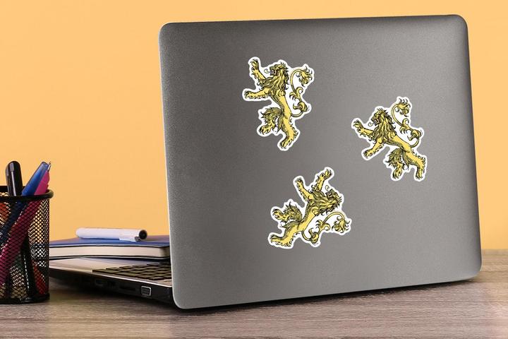 Actual product image Game of Thrones Deluxe Lannister Stickers (Pack of 50)