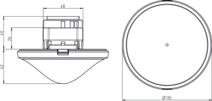 Actual product image Theben thePrema P360-101 E UP GR (64 m)
