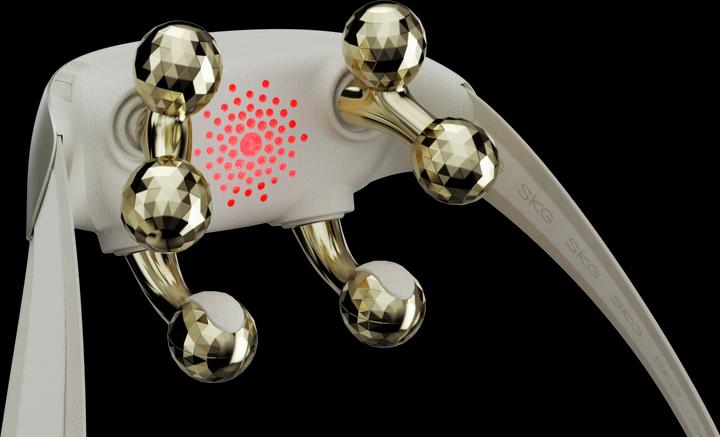 Image du produit SKG Neck Massager H7 ultra-E - Golden (golden massage heads)