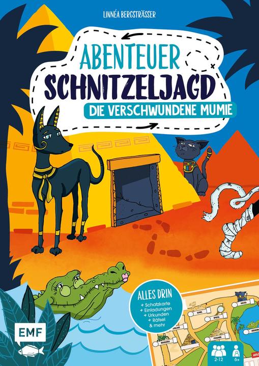 Immagine prodotto Set: Abenteuer Schnitzeljagd – Die verschwundene Mumie (Tedesco, Linnéa Bergsträsser, 2022)