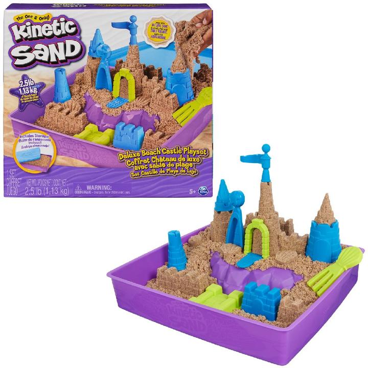 Actual product image Spin Master Kinetic Sand Deluxe Beach Fun Play Set