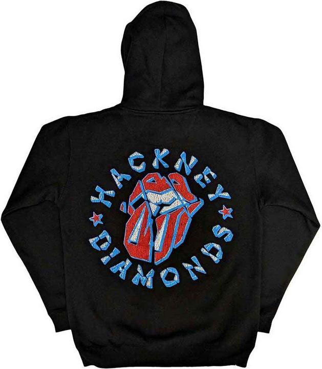 Produktbild The Rolling Stones Erwachsene Hackney Diamonds Stars Pullover Full Zip Hoodie (XL)